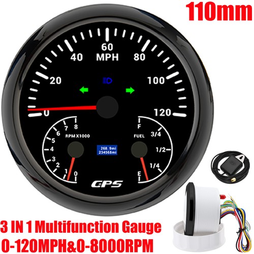 Tachimetro gps 110mm nero - gps,